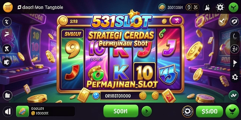Tangkapan layar utama dari gameplay menampilkan slot yang menarik dengan elemen strategi.