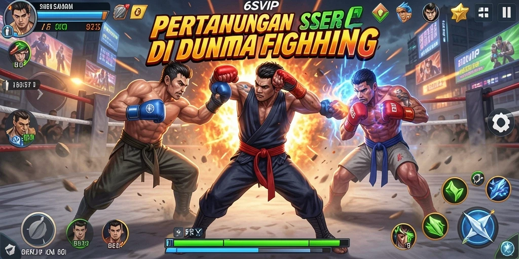 Screenshot gameplay <strong>6SVIP</strong> menunjukkan aksi pertarungan yang mendebarkan.