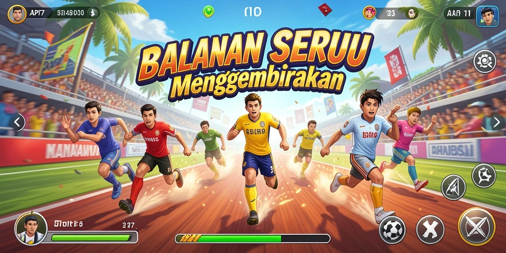 Gameplay seru dan menegangkan dalam balapan API77.