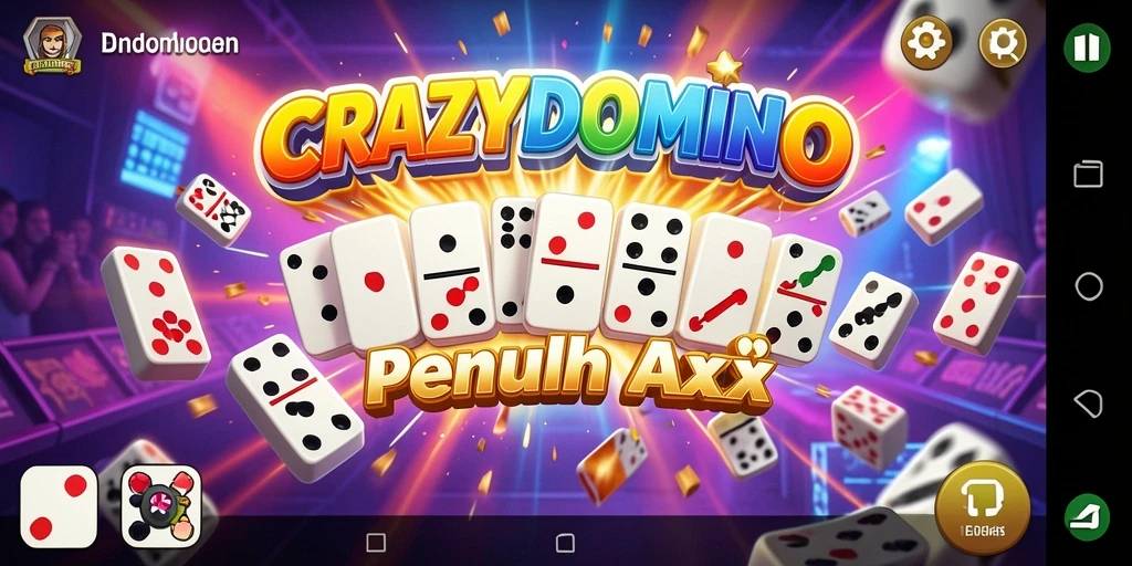 Tampilan aksi seru dalam permainan domino TPS.