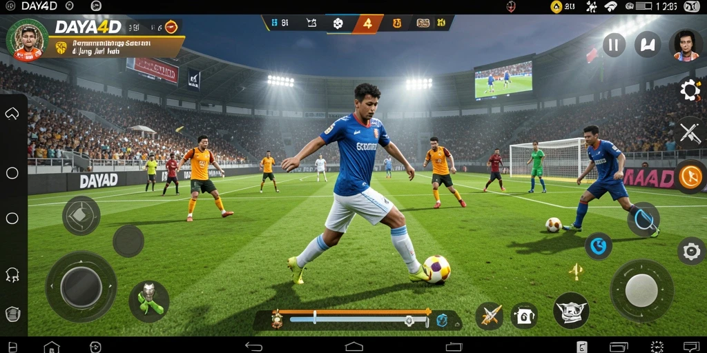 Tampilan gameplay menarik dari DAYA4D dengan grafik realistis.