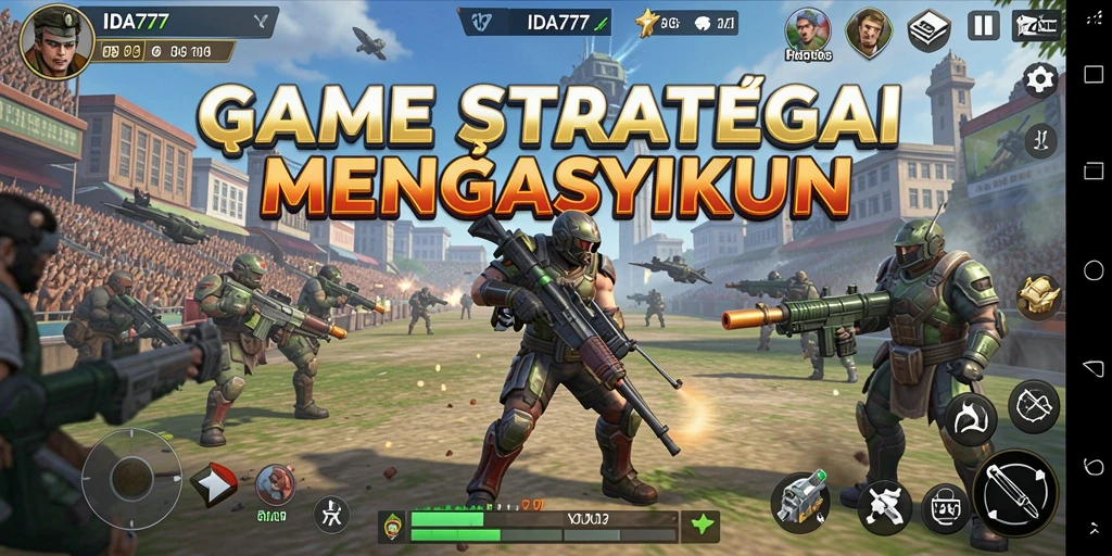 Tampilan gameplay IDA777 menampilkan aksi strategi menarik.