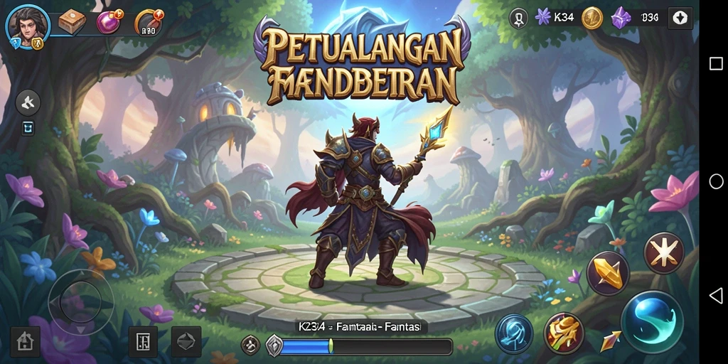 Gameplay K234 menampilkan aksi pertarungan yang intens dan karakter yang beragam.