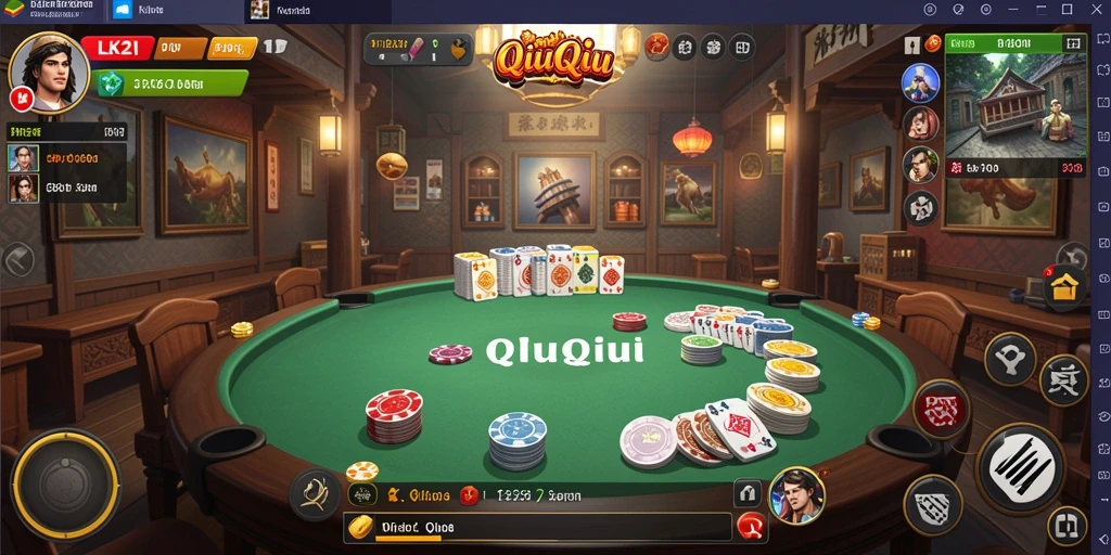 Tangkapan layar gameplay QiuQiu yang mendebarkan di LK21.