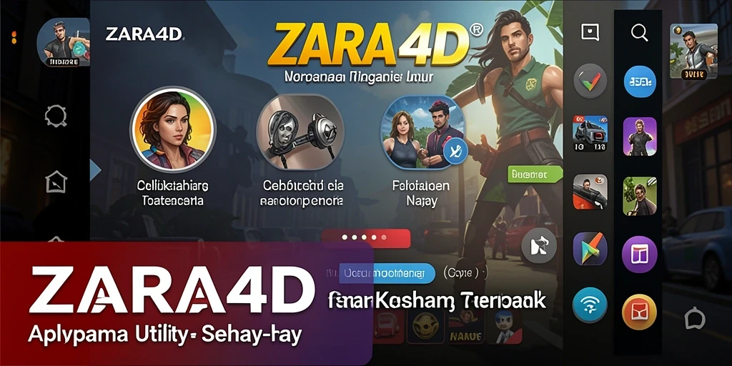 Tampilan utama ZARA4D dengan fitur Utility yang menarik.